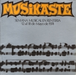 Portada del programa de Musikaste 1974